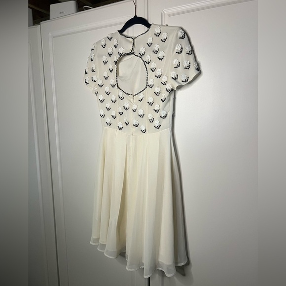 French Connection Beaded Fit and Flare Dress - Picture 9 of 12